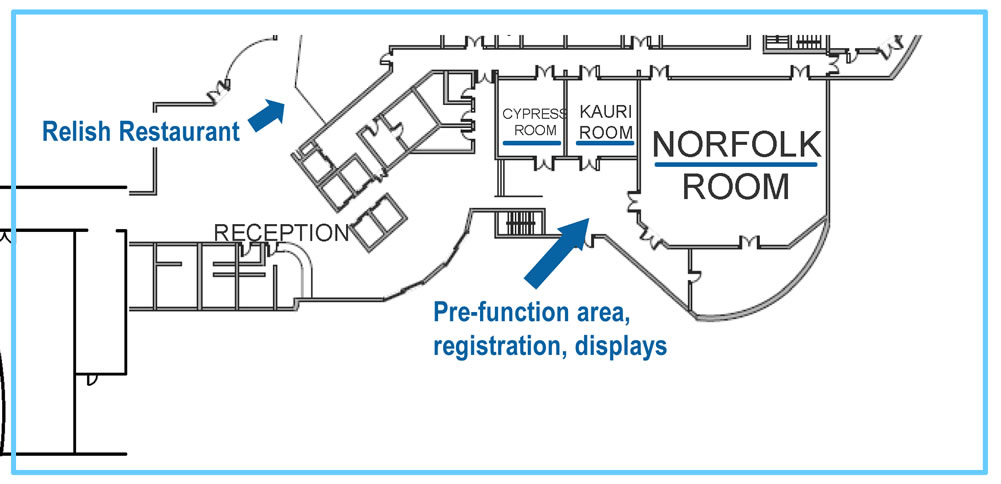 Norfolk, Kauri and Cypress rooms